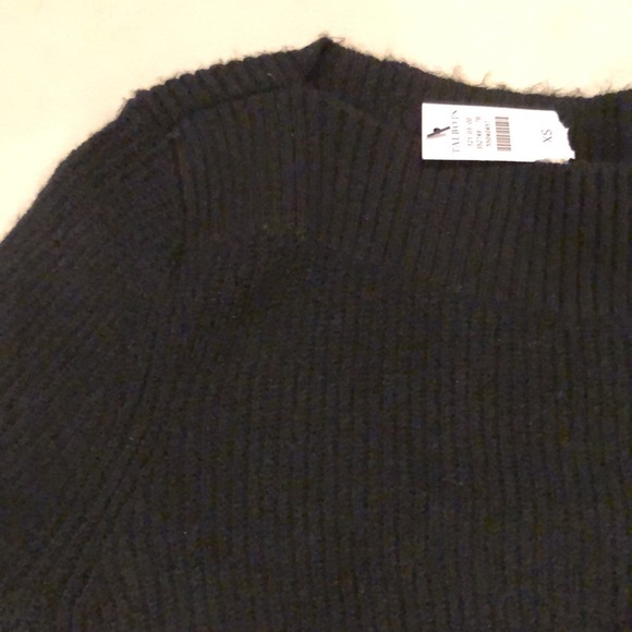 Talbots black boatneck tunic sweater - Picture 3 of 5